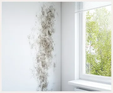 Beispielbild Schwarzschimmel an der Wand