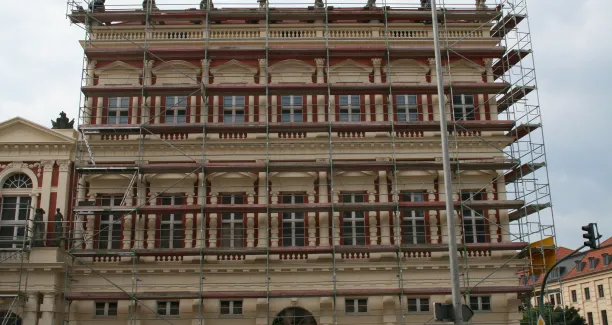 Referenzbild einer Fassade eines Altbaus